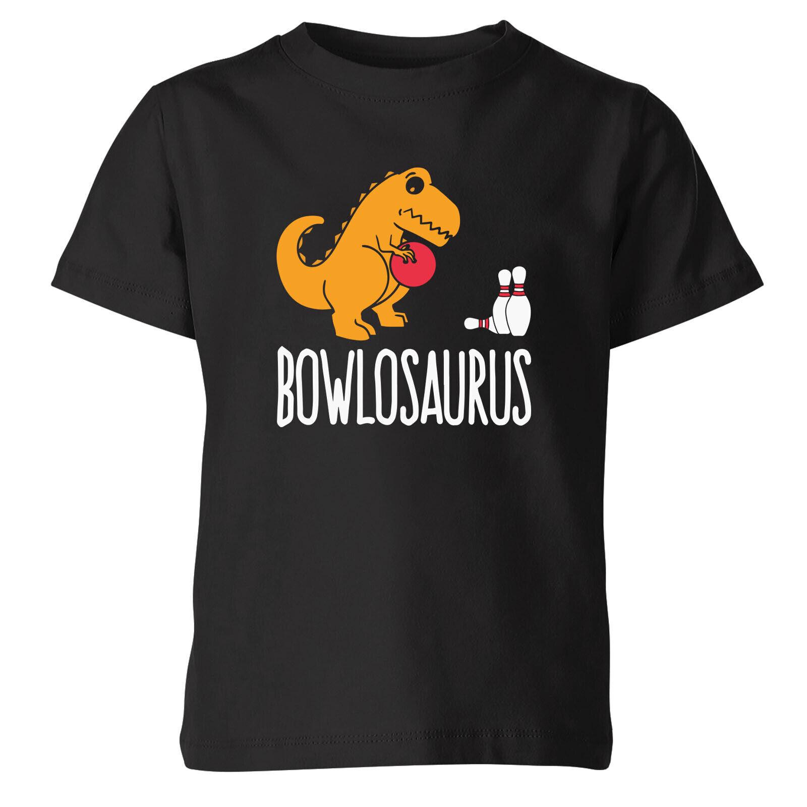 

Bowling Dinosaur 100% Cotton T-shirt Mens Tees Top Funny Animal Cartoon Boys Girls Tee XL