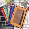 Oxford Cloth Three-Ring Binder & Pencil Case with Double Zippers