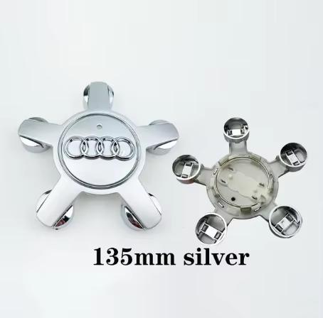 4pcs 2sdwp Wheel Center Cap Hub Covers 60mm-135mm Car Styling Badge Auto Accessories Compatible with A3 A4 A5 A6 A7 S4 Q7 Q3 sdwp2