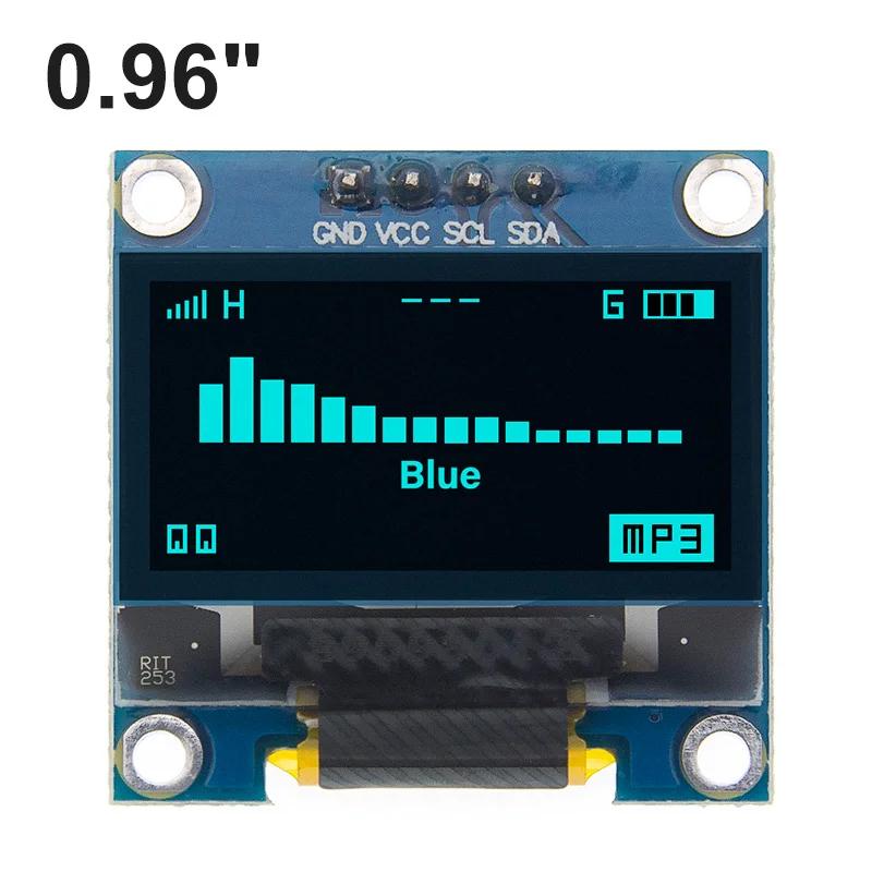0.96 Inch OLED Display Module White/Blue/Yellow/DualColour SSD1315 128X64 4Pin IIC I2C Serial 12864 LCD Screen Board For Arduino