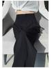 2026 Spring Women's High-Waisted Wide-Leg Suit Pants - New Style, Drapey, Straight-Leg