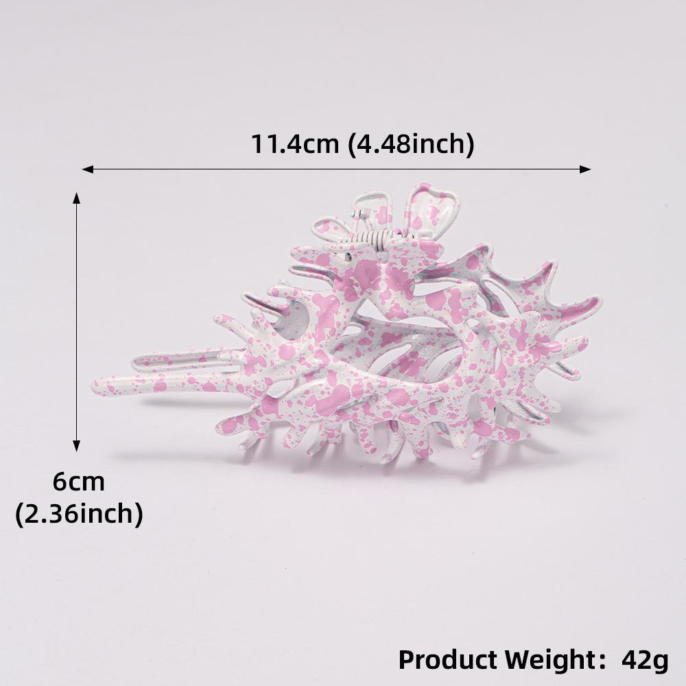 Multicolor Conch Shark Hair Clip - High-End Back Hair Accessory Design