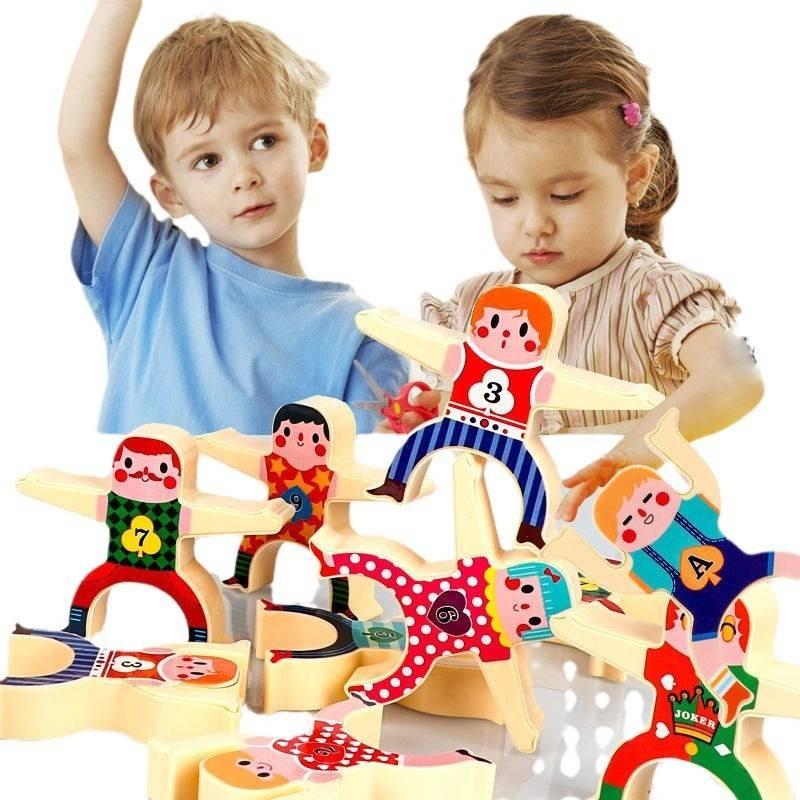 Hercules Stacking Kid Building Block Balance Block Toy Educational Gift Game