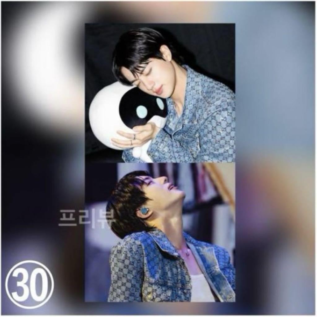[USED] Exclusive BTS Jin Shaka Shaka Key Ring Korean Maker Photo Ticket