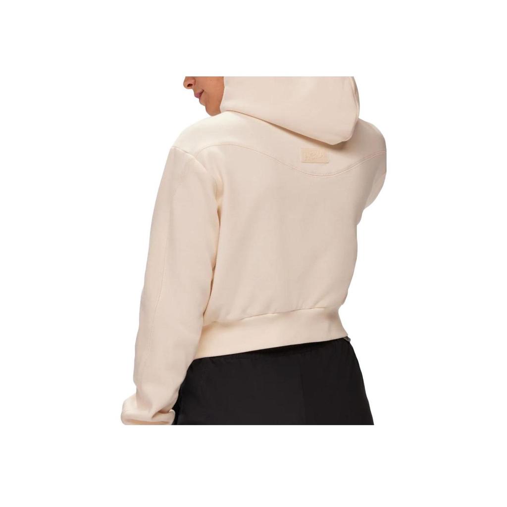 HOKA ONE ONE Hoka Essential Full Zip Hoodie Women hoodies Beige 1151950-EGN