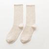 Loose Solid Cold Perfect for and Cream [KYULM7] Socks, Cute, Cotton, Thick, Weather, Warm, Commuting, Spring, Autumn, Winter, Stylish, Soft, Simple,