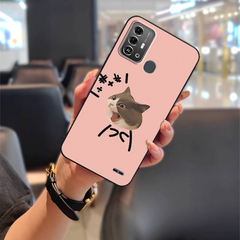 Anti-dust Graffiti Phone Case For ZTE Blade A53 Pro Dirt-resistant Waterproof Cartoon Cute Fashion Design Protective TPU