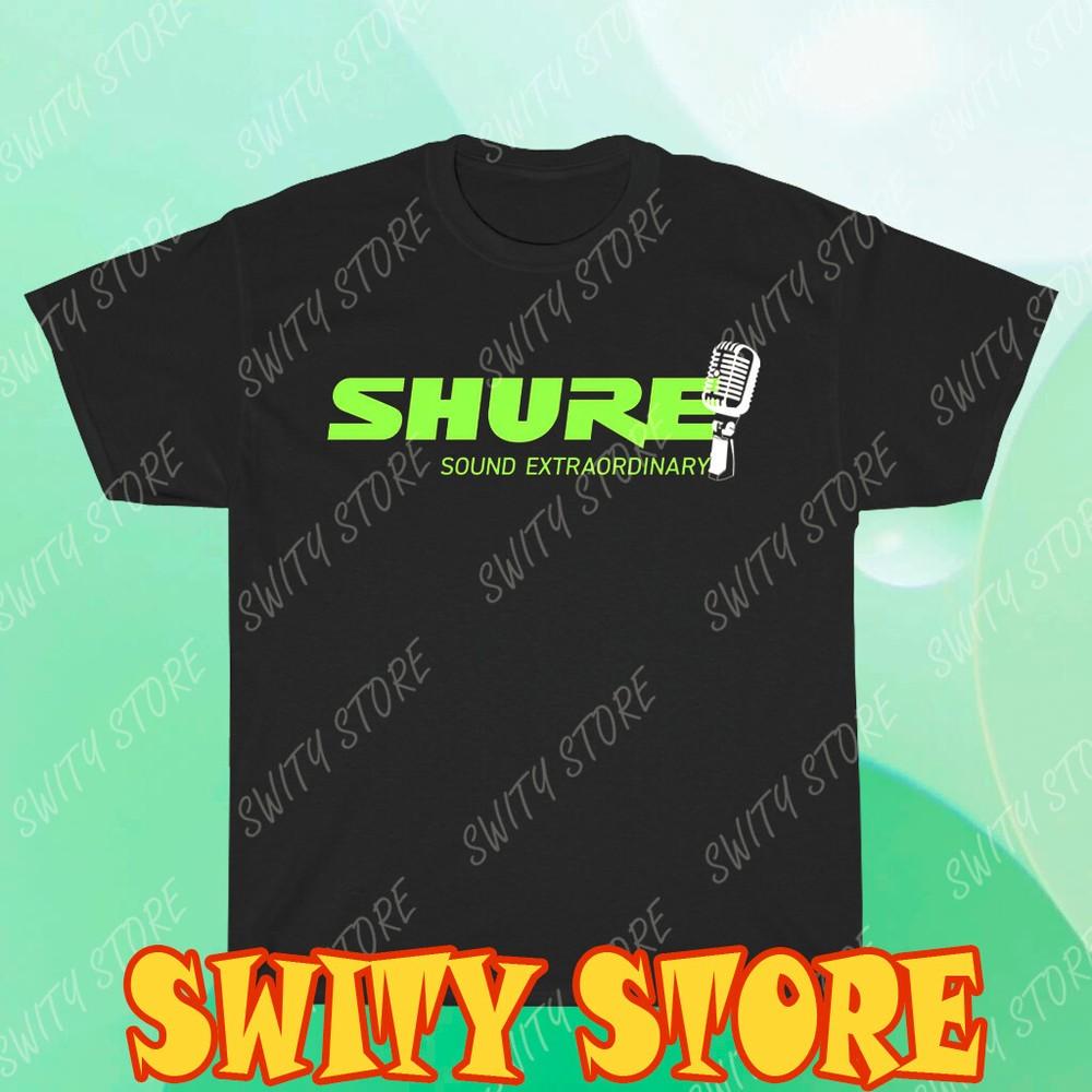 

Shure Profesional Audio Logo Many Color T-Shirt Logo T-Shirt Funny Size S to 5XL 4XL