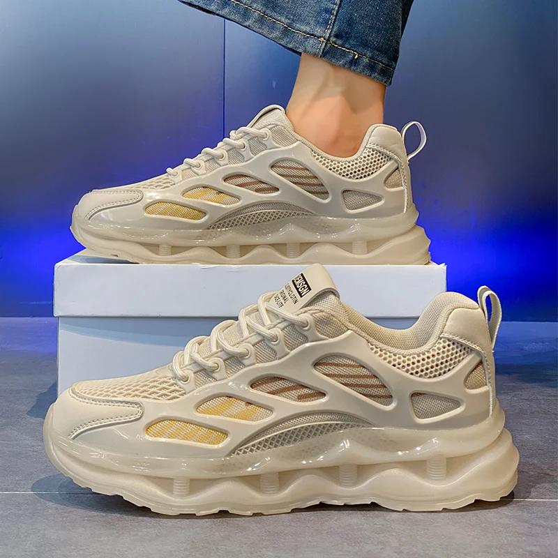 Herresko Sneakers Mandlig tenis Luksussko Herre afslappet Træner Løb Åndbar mode loafers løbesko til mænd