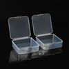 Mini Plastic Box Square Box Translucent Box Packing Box Storage Box Dustproof Solid Jewelry Storage Case Container