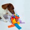Interactive Pet Snuffle Ball Toy for Dogs and Cats Durable Rubber Puzzle Treat Dispenser Slow Feeder Mental Stimulation Chew Toy