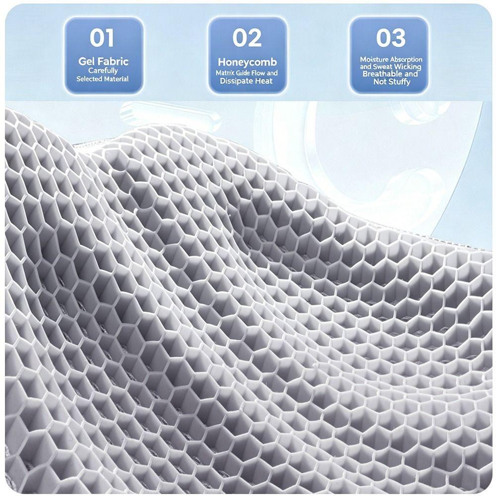 Breathable Gel Seat Cushion for Car Seat Soft Lumbar Support Office Chair Cushion  for Office Chair