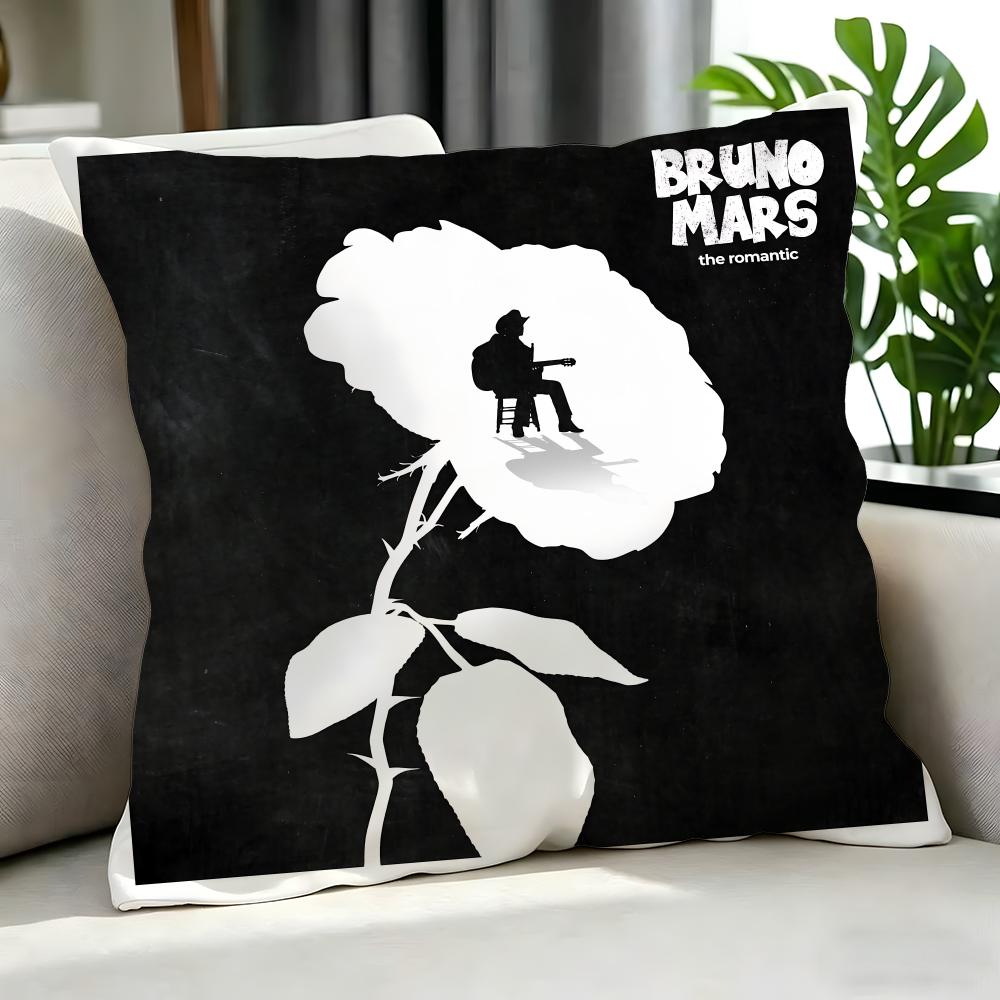 Sänger - Bruno Mars Kissenbezug Kissenbezug-Set 4 Stück 50x50 45x45 40x40 Kissenbezug Dekorativ Sofa Heimdekoration