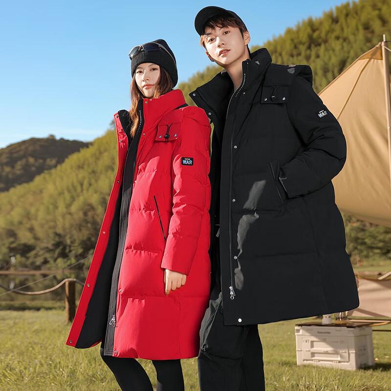 Xuezf 2025 Winter Unisex Mid-Length Down Jacket