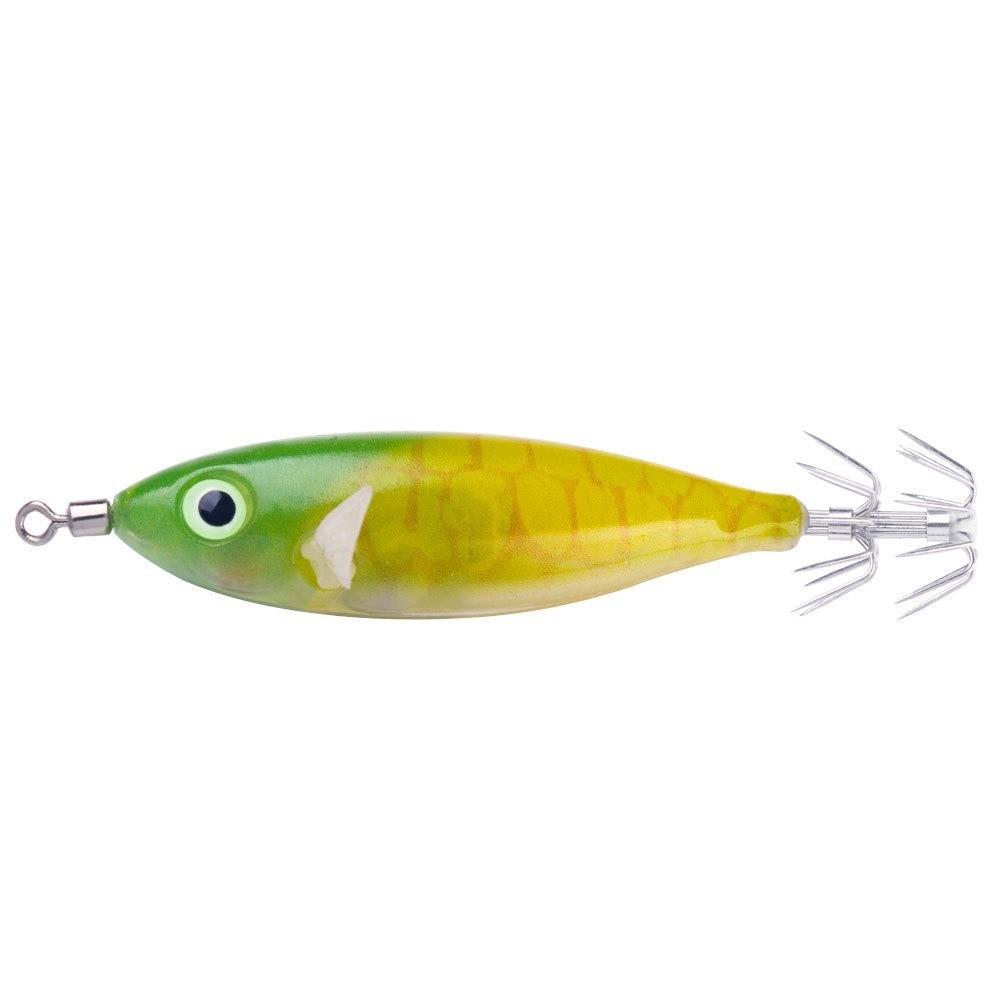 8CM Fishing Lure Bait 6G Weight Cuttlefish Fishing Lure Wood Squid Jig Hook For Cuttlefish