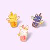 Girl Magical Charming Anime Brooch Pin Accessory For Bags And Outfits In Geometric Style