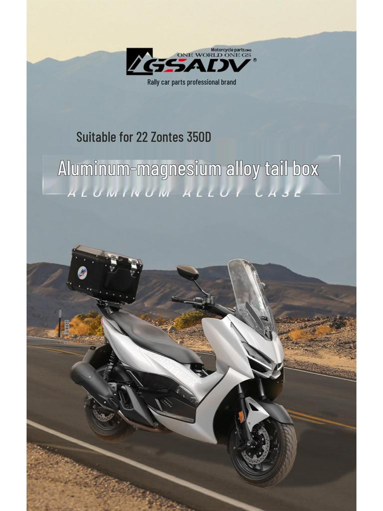 Aluminum Alloy Tail Box Guard Bar & Quick Release Rack for Zongshen 350D