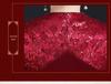 Summer Red Long Cheongsam Dress for Young Mother-in-Law at Wedding Banquet
