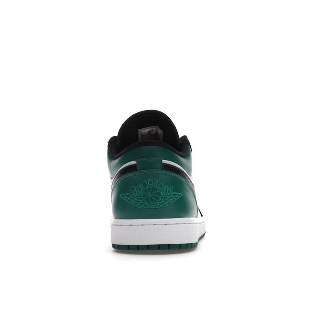 Air Jordan 1 Low Mystic Green Unisex Sneakers White Black-Mystic-Green 553558-113