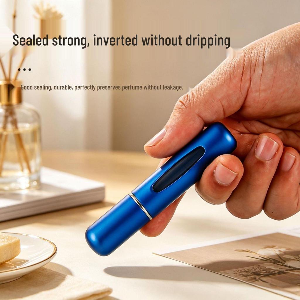5ml Portable Perfume Refill Bottle with Self-Pump Bottom Fill Design