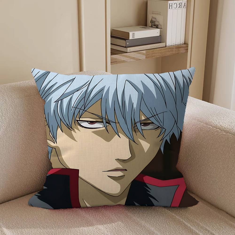 GINTAMA-a Pillow Case Removable Washable Cushion Cover – All-Season Soft Linen