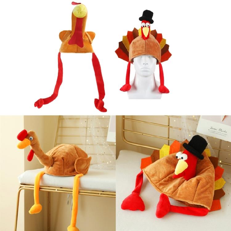 Thanksgiving Chicken Leg Hat Turkey Hat European and American Thanksgiving