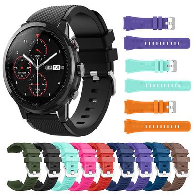 22mm Silikonarmband für Xiaomi Huami Amazfit Pace Stratos 3 2 2S Smart Watch Band für Huami Amazfit GTR 47mm GTR 4/3/2