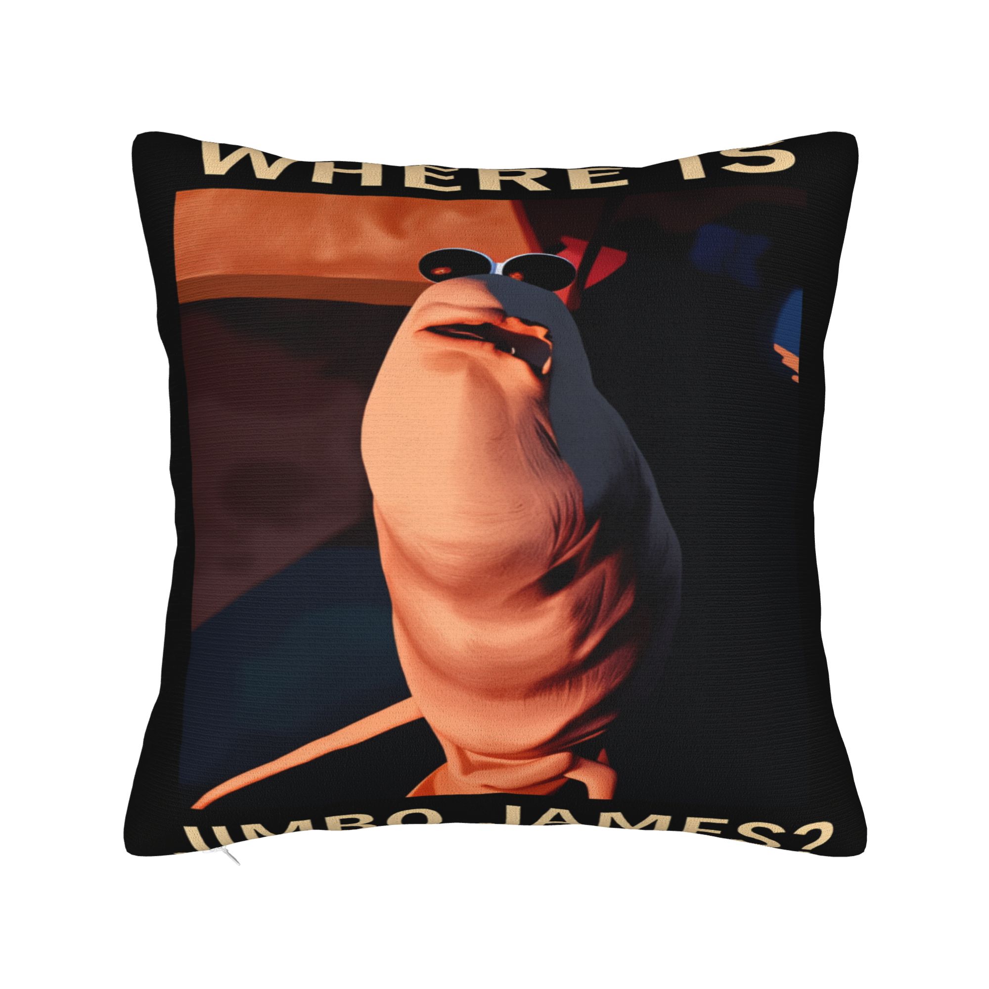 Funny Robert Help Marcus The Worm  Pillow Case  Comfy Pillow Cover Funny Pillowcases For Living Room Chair 12x12Inch
