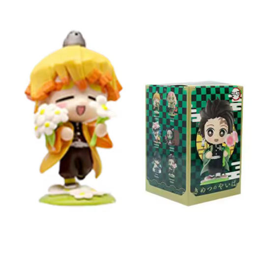 Demon Slayer Tanjiro Kamado Nezuko Anime Cartoon Figur Blind Box Kreative Personalisierte Statue Modell Ornament Überraschungsgeschenkbox