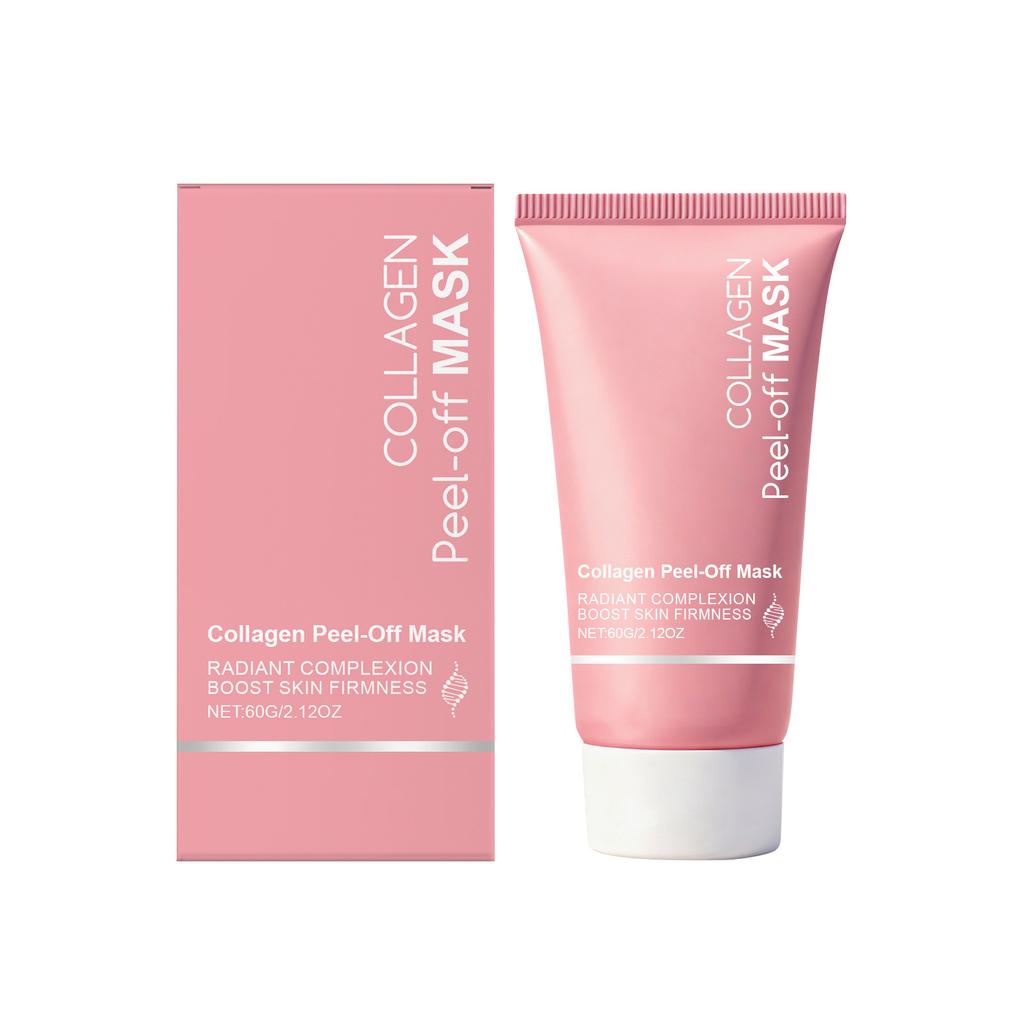Collagen Night Mask, Peeling Mask, Hydrolyzed Collagen, Glassy Skin, Hydrating And Moisturizing