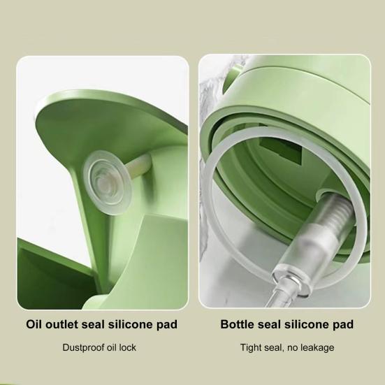 Oil Sprayer Bottle for Kitchen 2 In 1 Glass Oil Dispenser