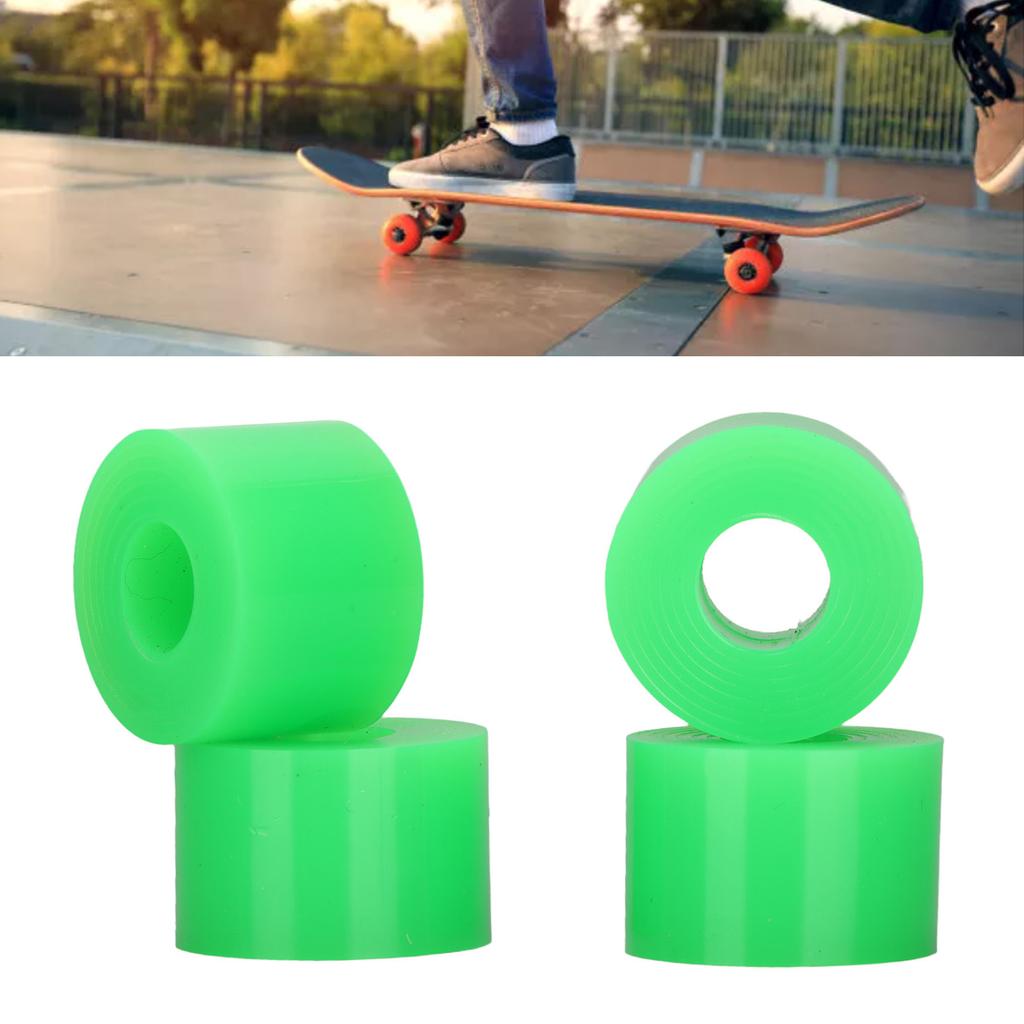 4pcs Skating Board Shock Absorbers Corrosion Resistant Longboard Truck Replacement Bushings