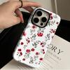 Double-layer Processed French Rose Floral MagSafe Magnetic Suction iPhone17 Mobile Phone Case Anti-drop Protective Case