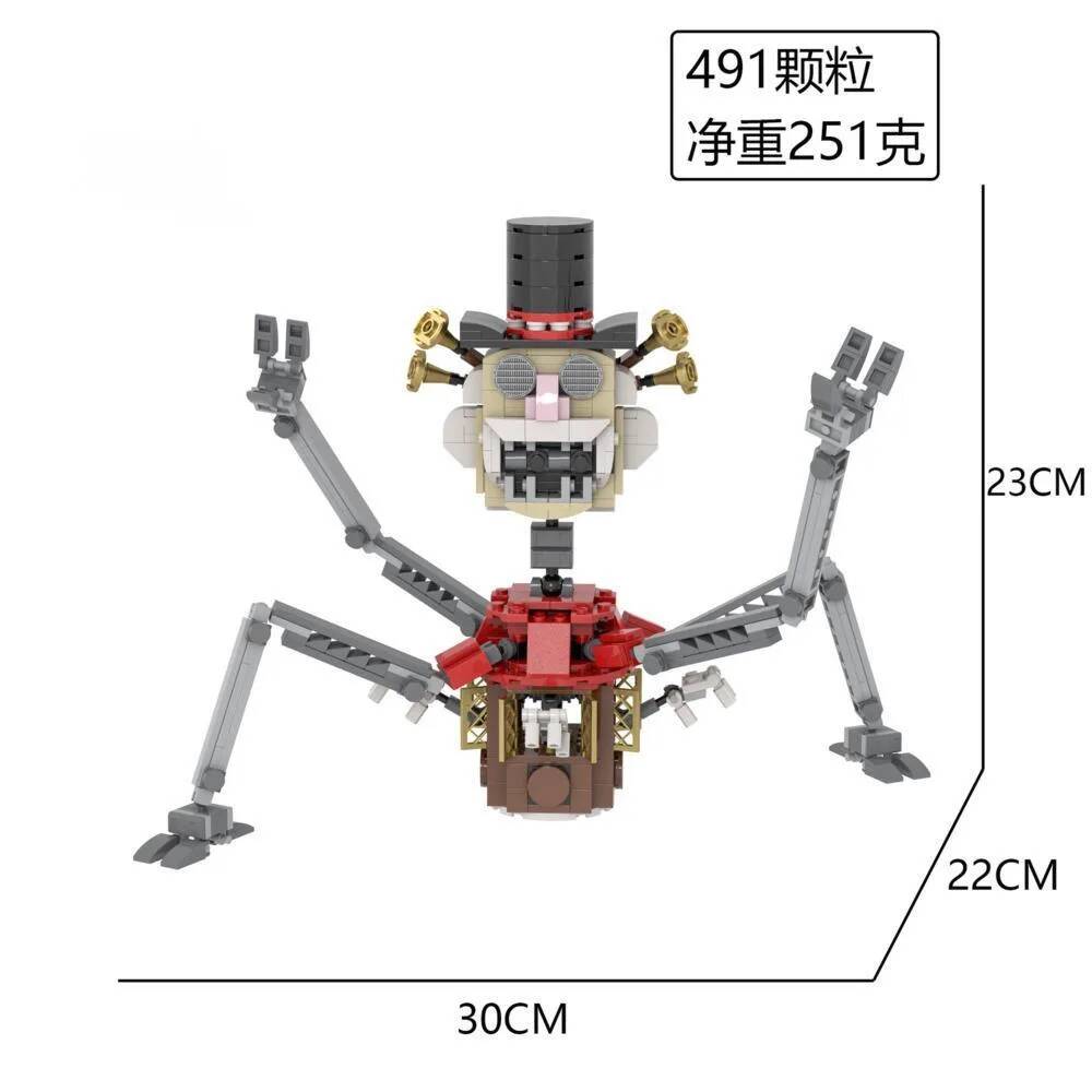 FNAF Sekret Mimika Klocki Zabawka Sekret Mimika FNAF Klocki Zabawka Gra Zabawka Prezent Urodzinowy