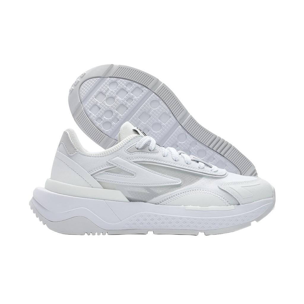 FILA PIONIERE Synthetic Leather Abrasion Resistant Breathable Support Low top Casual Running Shoes Women's White F12W423109FWB
