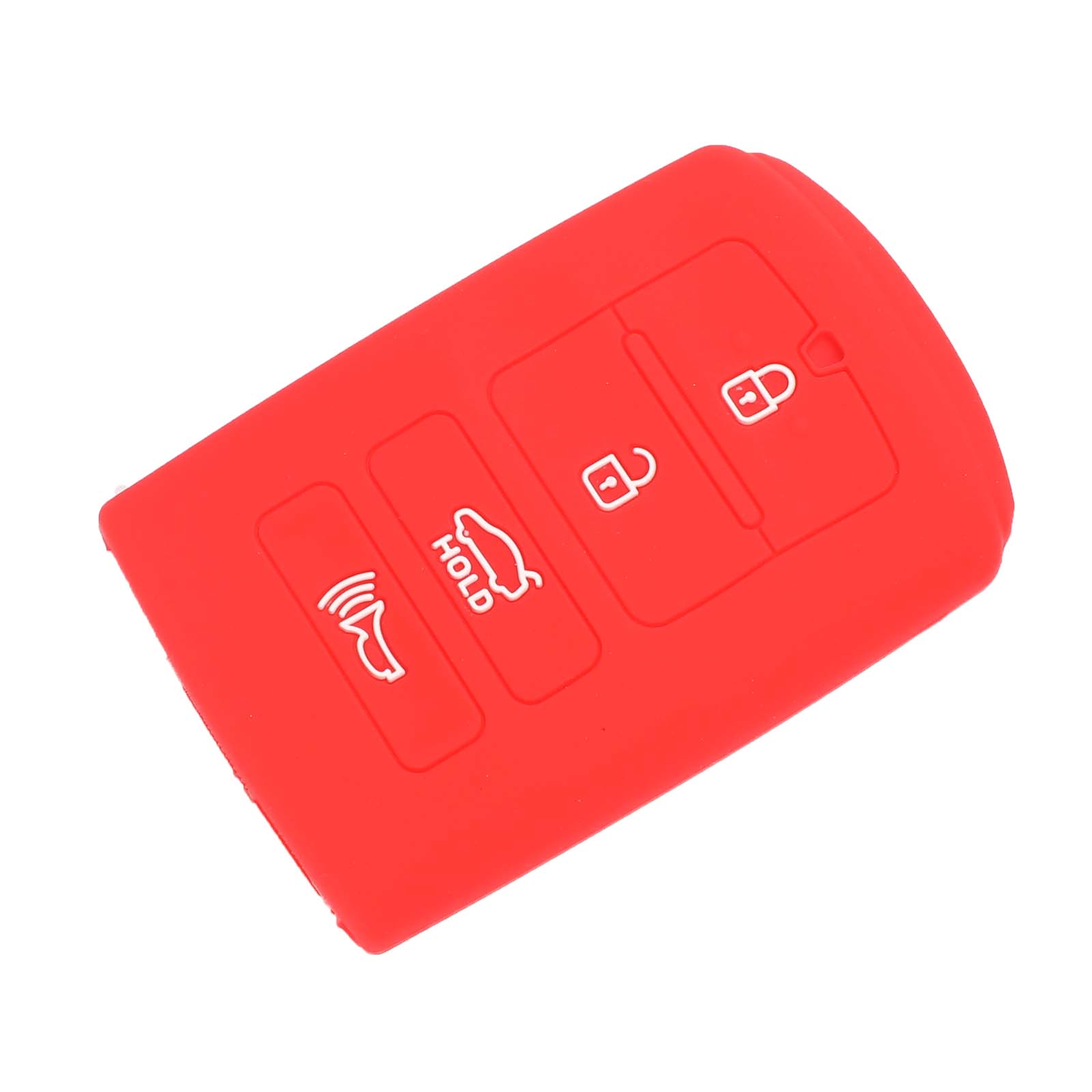 

Чехол для автомобильного ключа jingyuqin Remote 4B, силиконовый для Kia Sorento K900 New K7 Cadenza 2017 2018 2019, держатель для стильного смарт-устройства красный