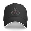 Triskelion Design Symbol Das Unisex-Tal physisch und spirituell in ständiger Transformation Baseballkappe schwarz Hüte Unisex Damen