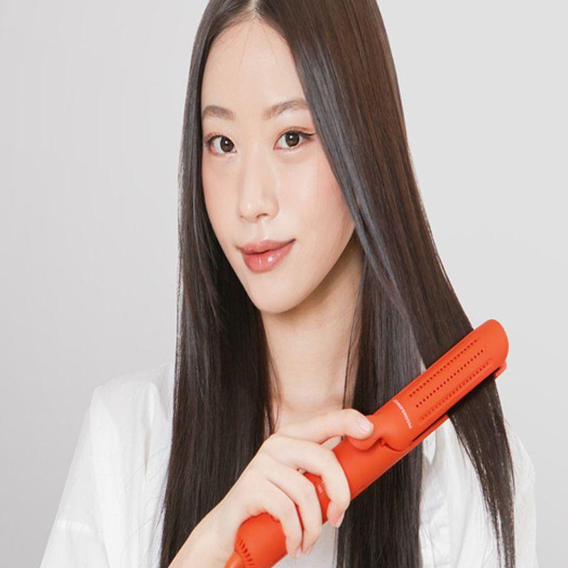 Jennifer Room Air Cooling Perm Curler Short Barrel Free Volt Oatmeal for Short Hair