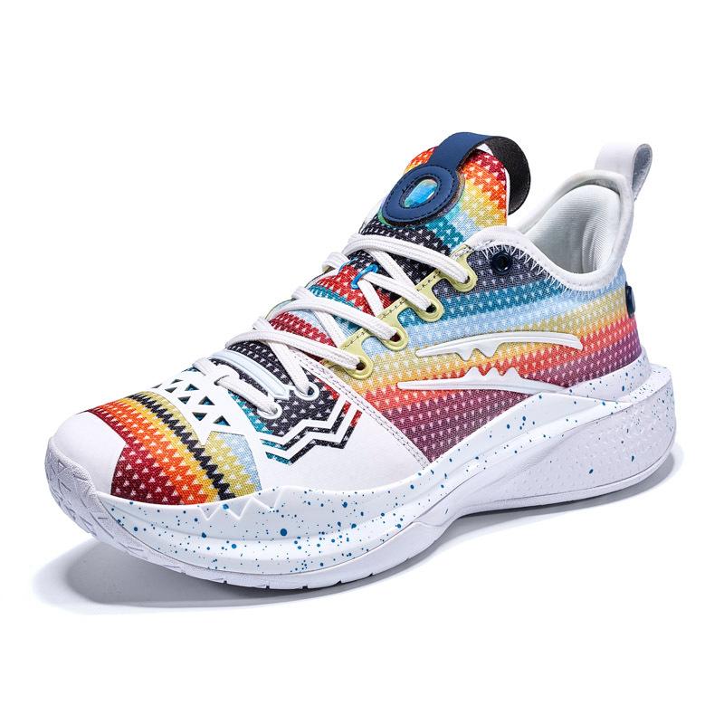 High-quality basketball shoes for men, breathable, wear-resistant, non-slip, friction will ring, youth professional game sports shoes for women