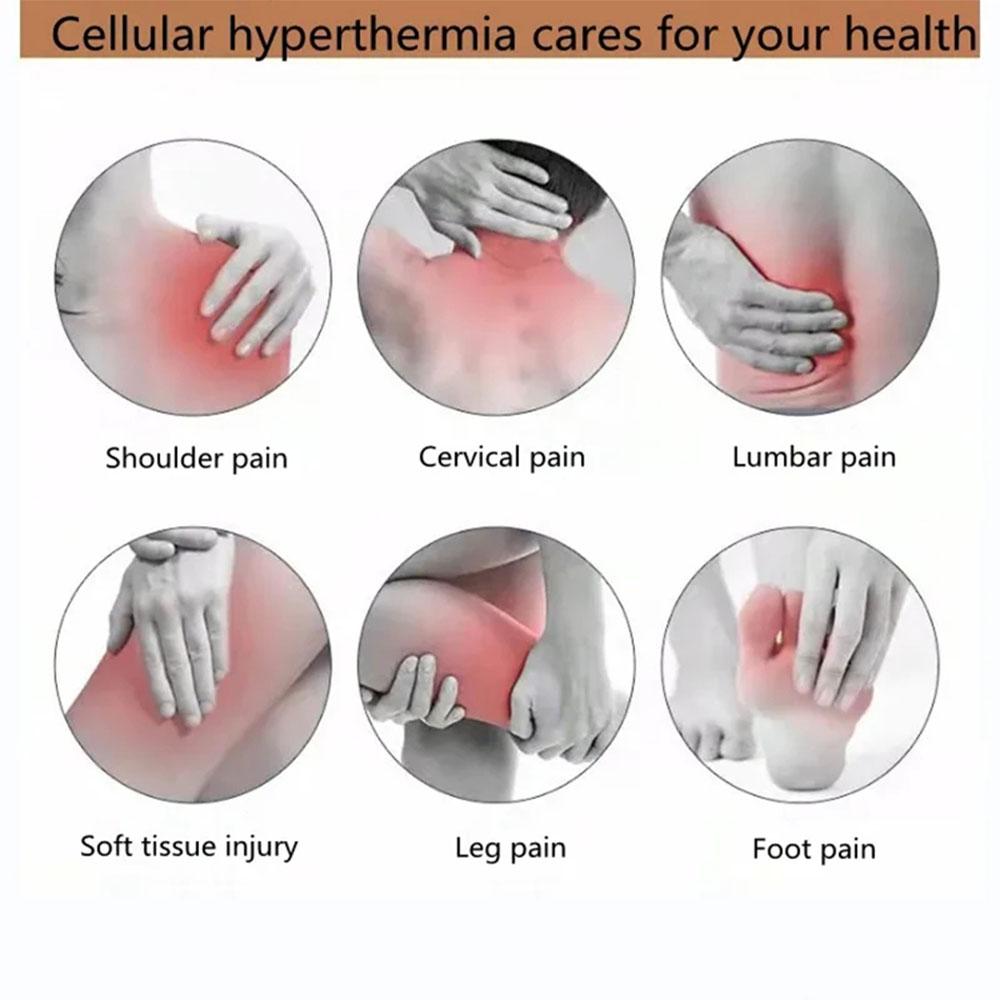 2024 Terahertz Electric Wave Lamp Magnetic Wellness Device Heating Relaxation Massager Hair Dryer for Home Use Comfort Support