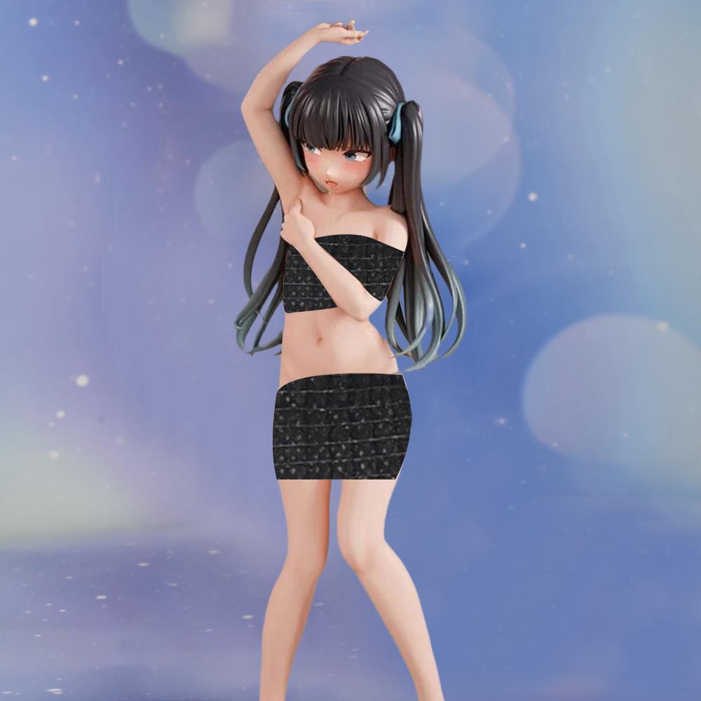 Aixlan Waifu Figure Chuno Hayashi 19cm Loli Sexy Girl Girl POLYVINYL CHLORIDE Action Figure Flat Paint Amine Adult Figures 18+ Uncensored