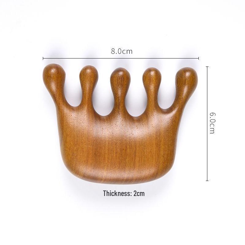 

Сандаловый гребень для массажа волос и кожи головы Гуа Ша