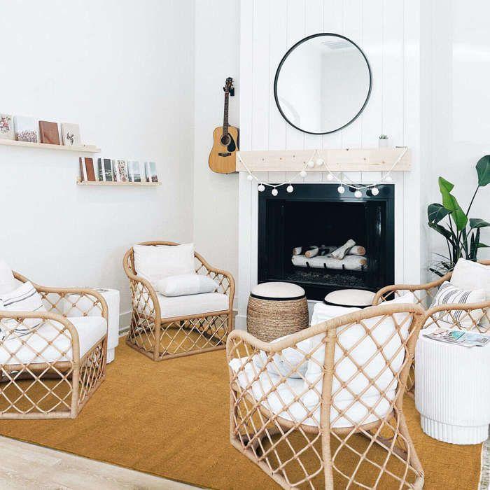 Tapis salon en jute coton avec franges ocre 160x230