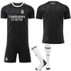 26 Real Madrid Goalkeeper Black Training No. 7 Ronaldo Jersey Vinicius 9 Mbappe No. 5 Football Jersey Suit