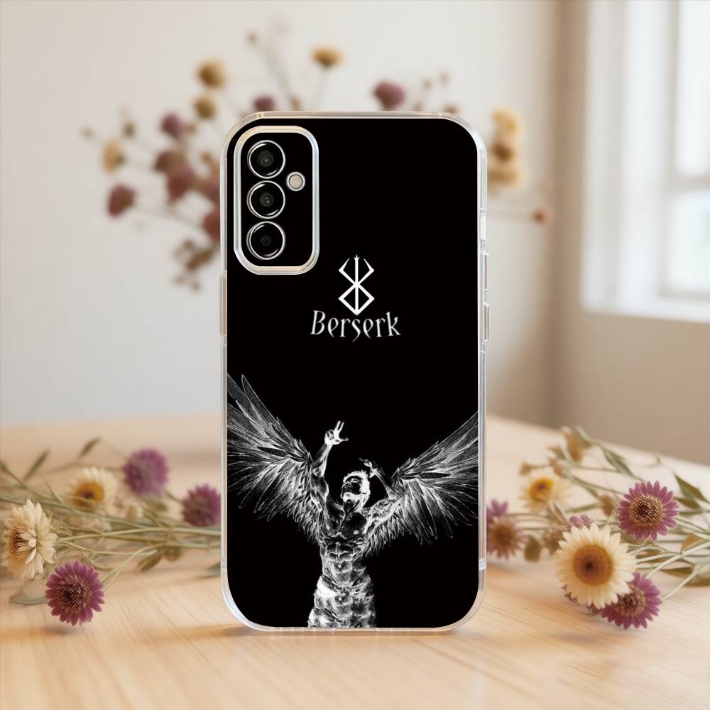

Berserk Guts Anime Phone Case Transparent Silicone Soft For SamsungA10,12,20,21S,30,31,40,50,51,52,70,71 Samsung a714g