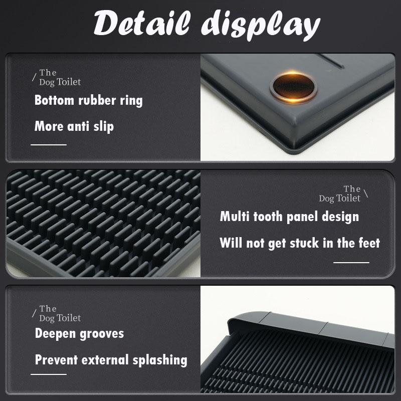 Pet Litter Mat Puppy Spliceable Scraper Toilet Mat Portable Cat Training Supplies Cleaner Dog Paws Bathroom Dog Accessories