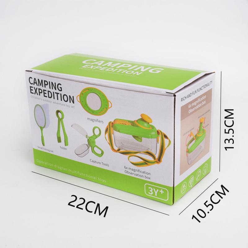 Kids' Adventure Kit: Insect Box, Compass, Magnifying Glass, Telescope for Outdoor Exploration