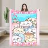 Crayons Shin Chans Anime Blankets Fleece All Season  Multifunction Lightweight Throw Blankets for Home Outdoor Plush Thin Quilt