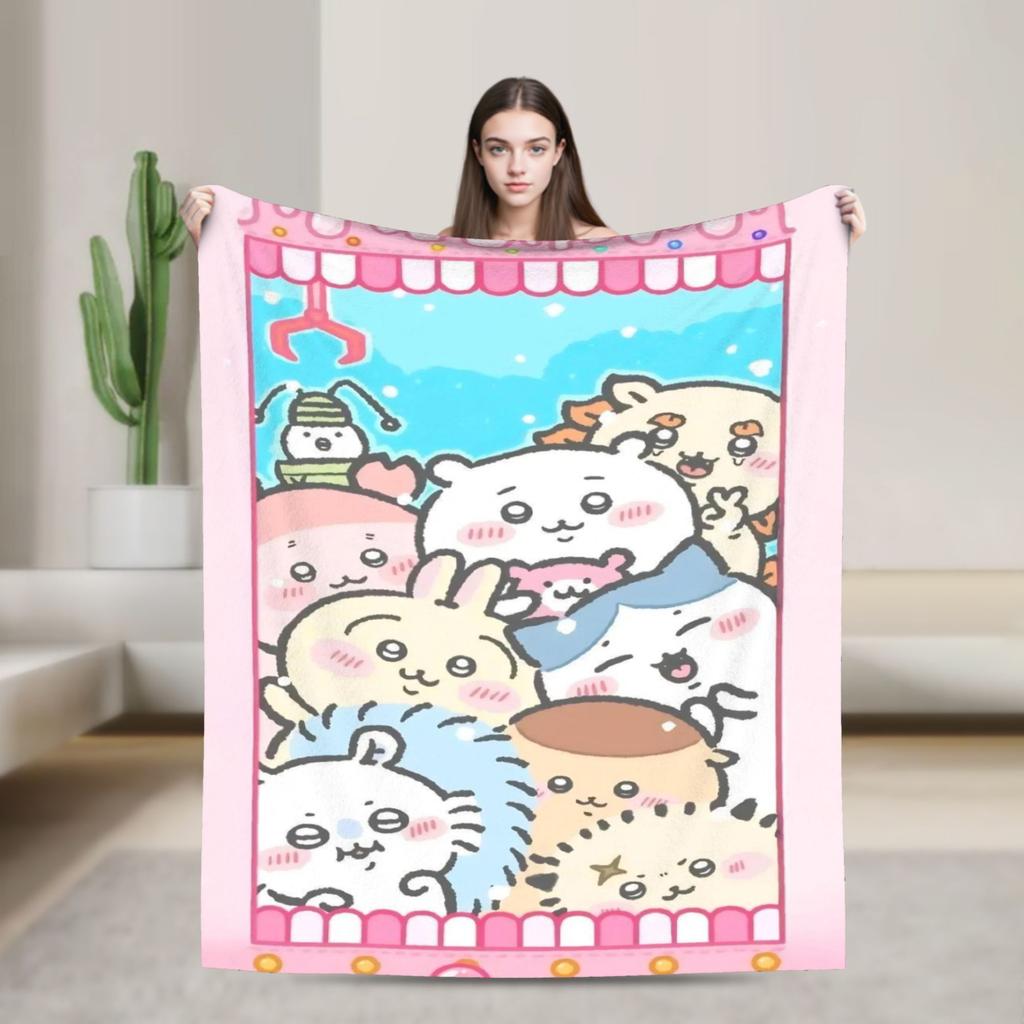 Crayons Shin Chans Anime Blankets Fleece All Season Multifunction Lightweight Throw Blankets for Home Outdoor Plush Thin Quilt
