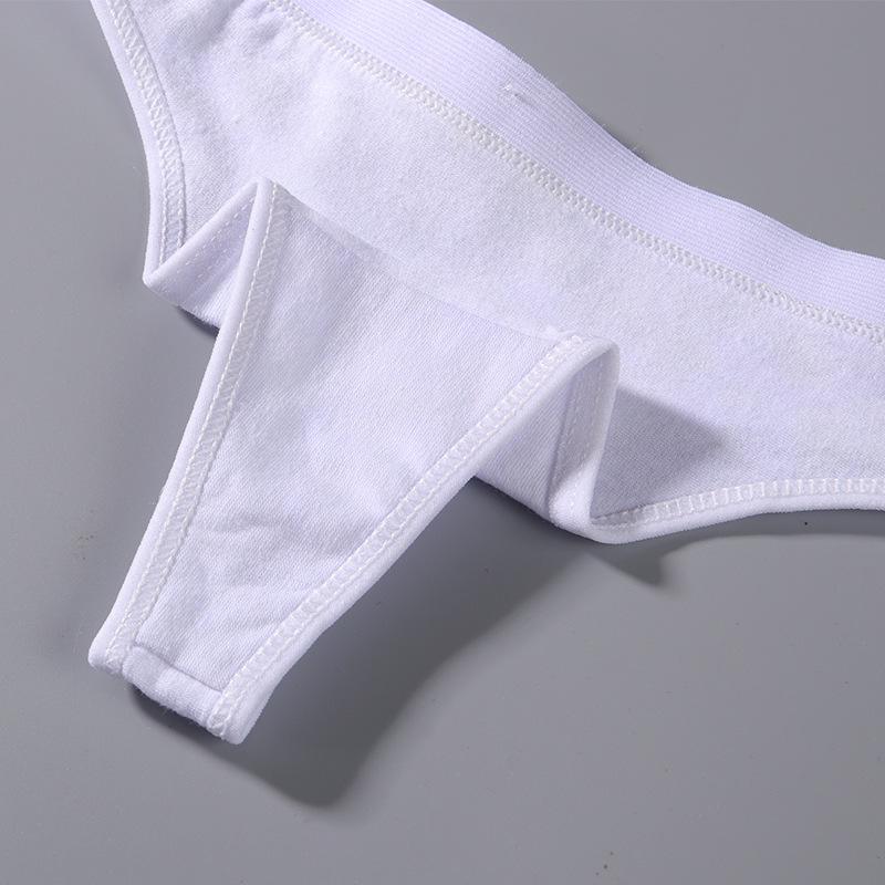 Women's Cotton Comfort Thong Triangle Fashion Panties